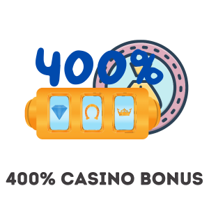 casino bonus 400%