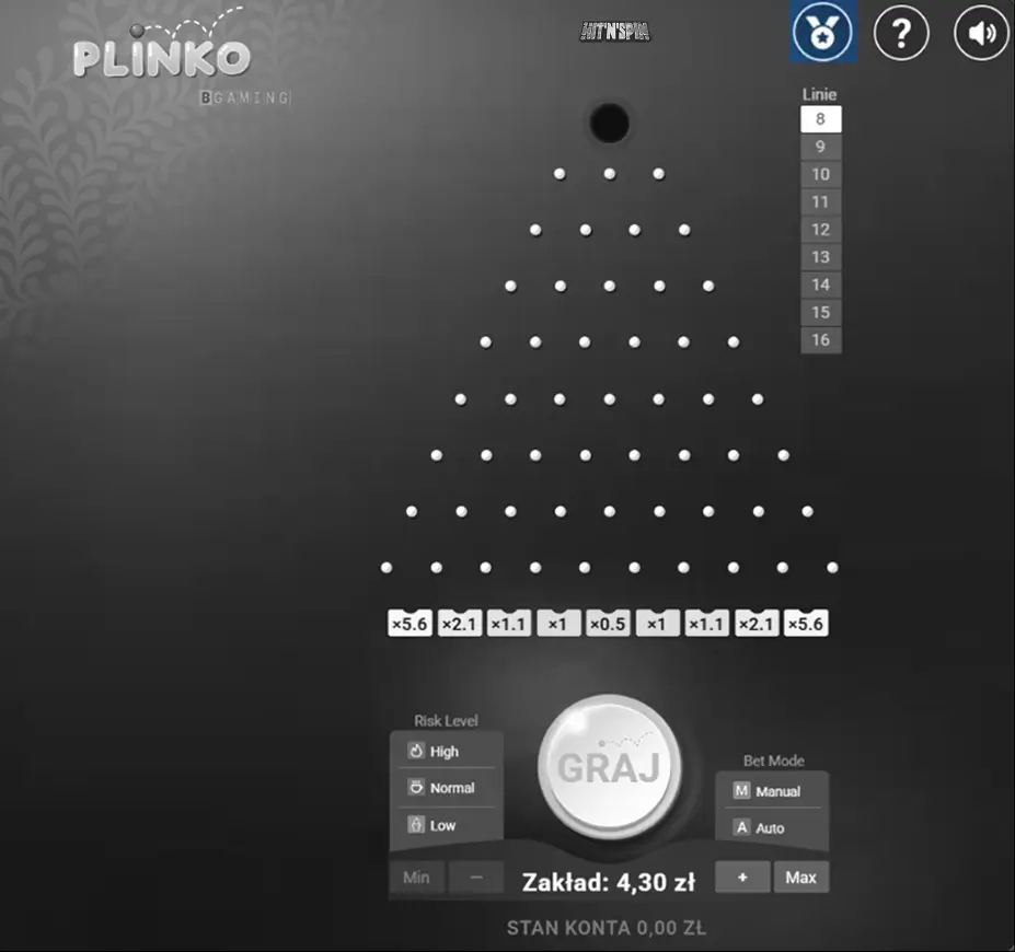 Plinko Gra Bgaming